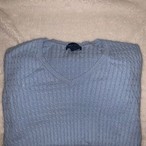 Karen Scott Tight Knit V-neck Sweater